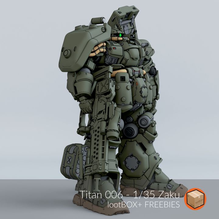 【専用】タイタン様 下载 Titan 006 - 1/35 Zaku 通过 Norman Caguiat